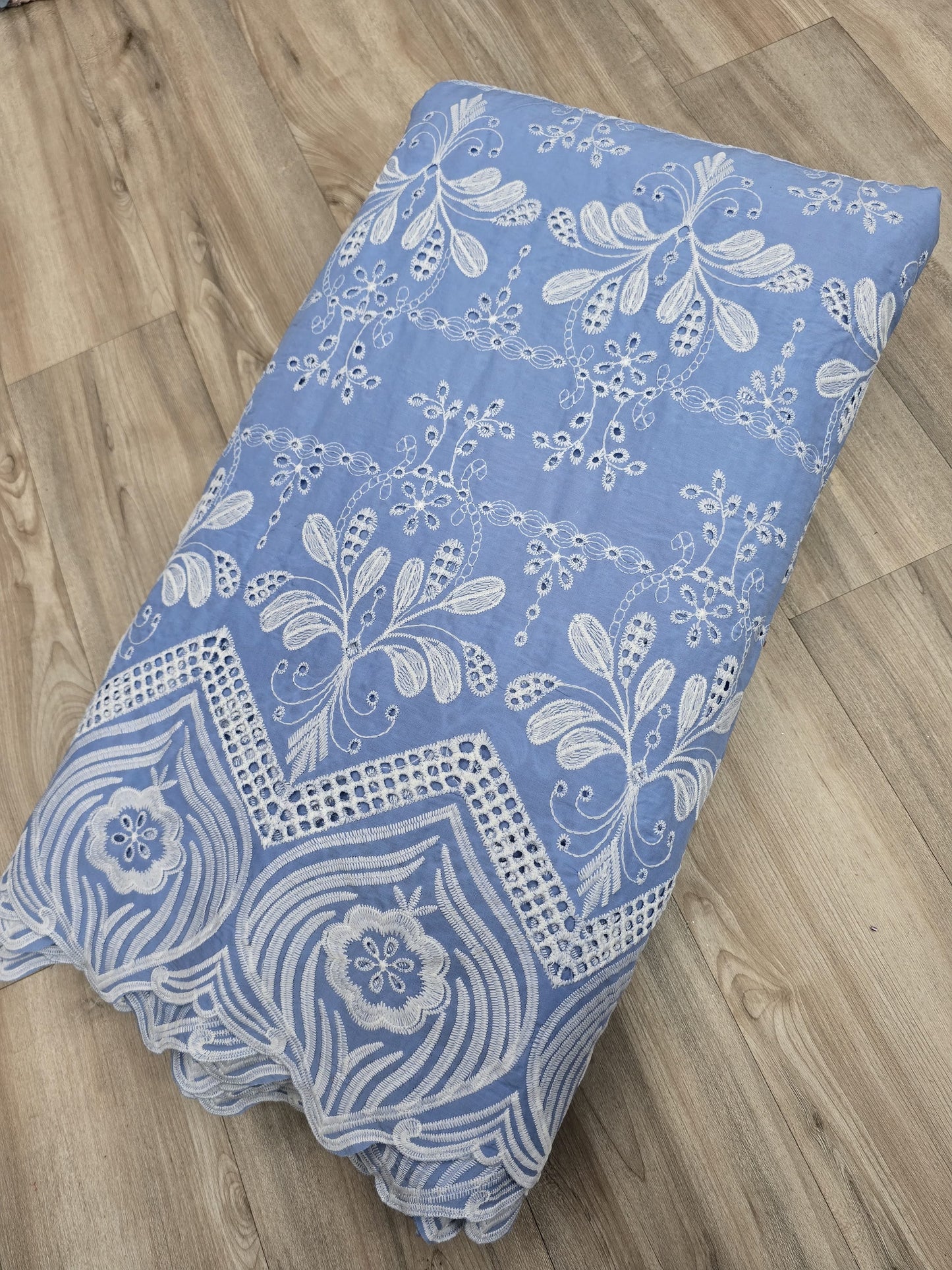 Embroidered Hakoba Cotton