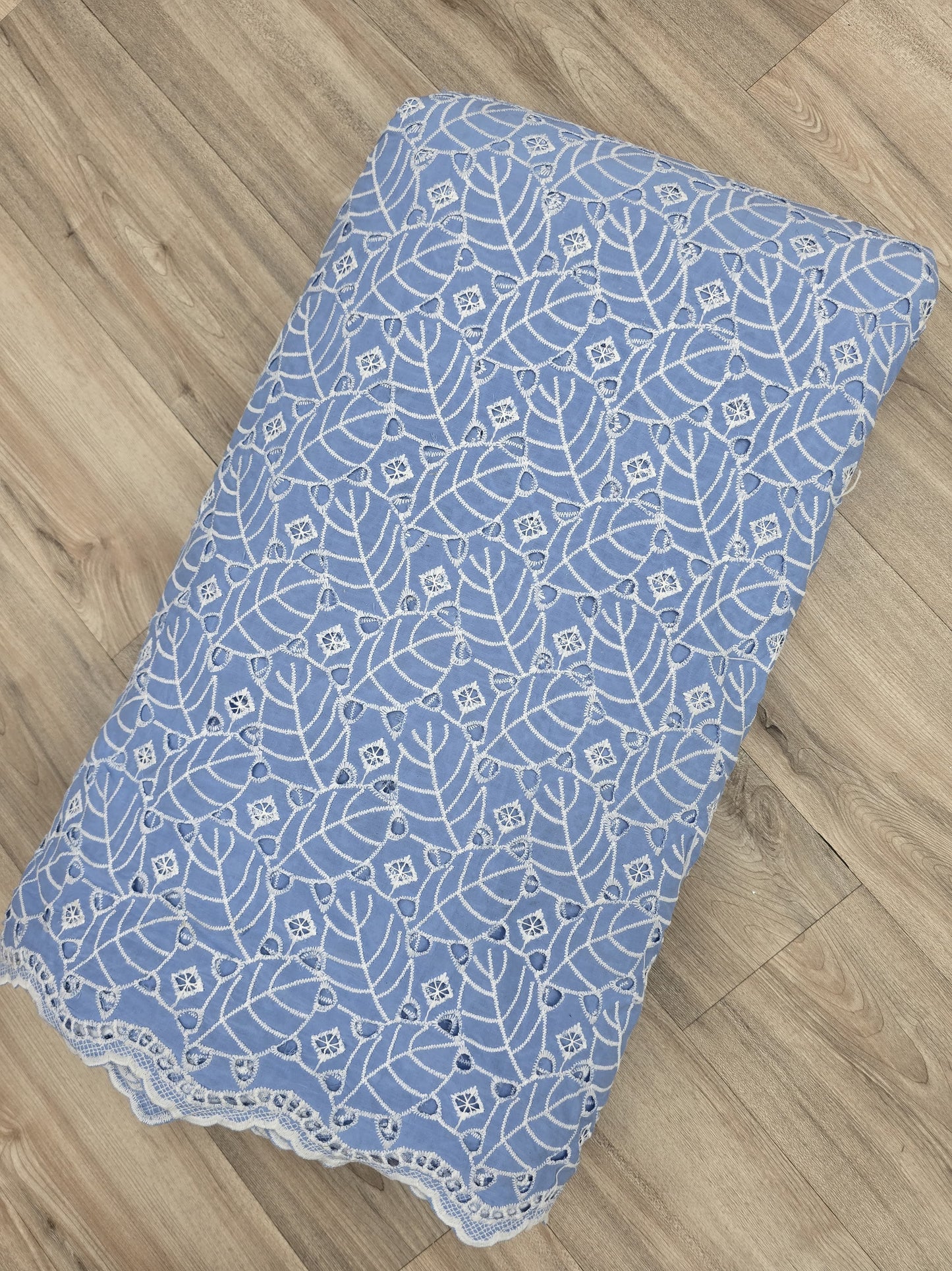 Embroidered Hakoba Cotton