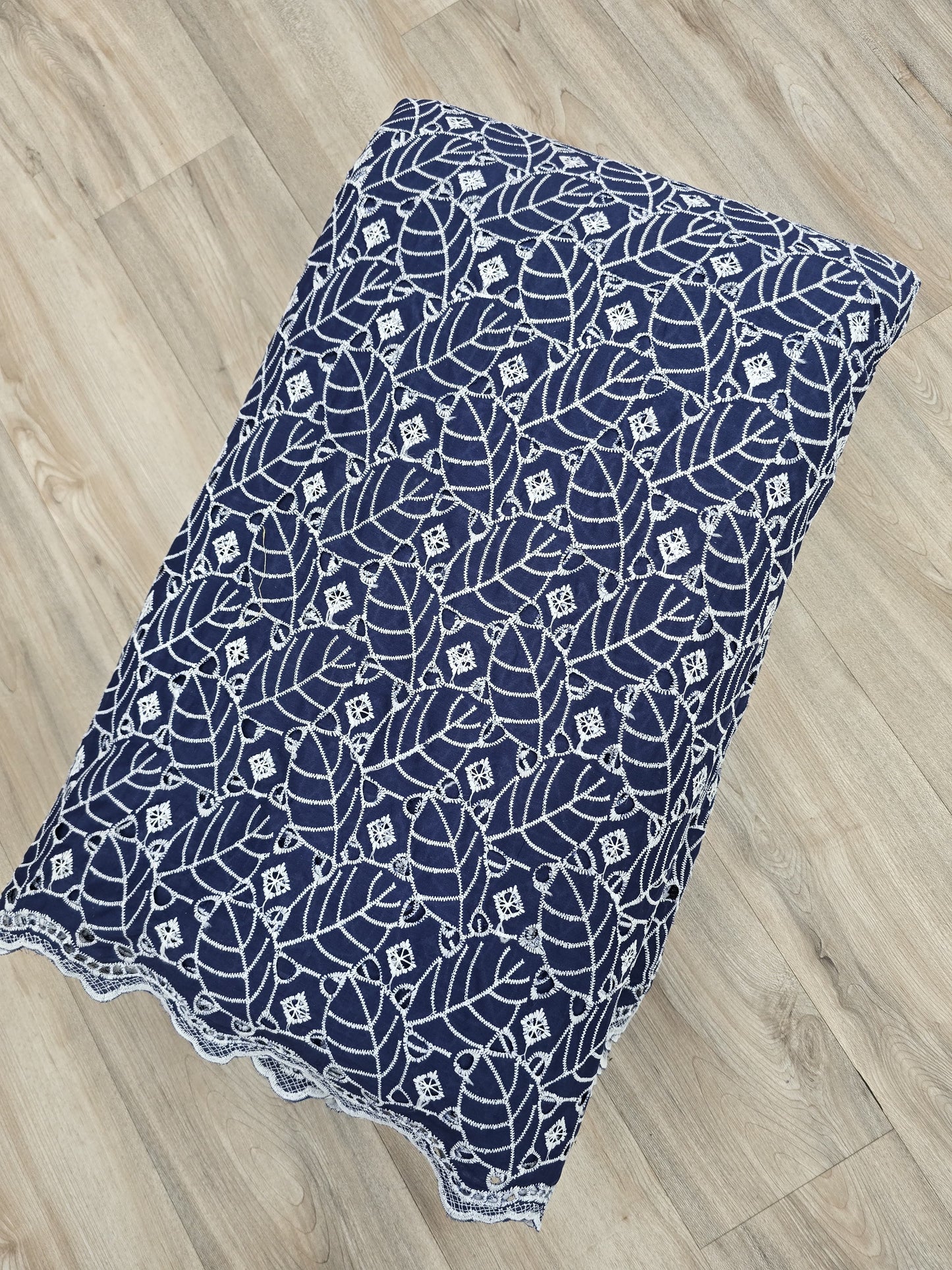 Embroidered Hakoba Cotton