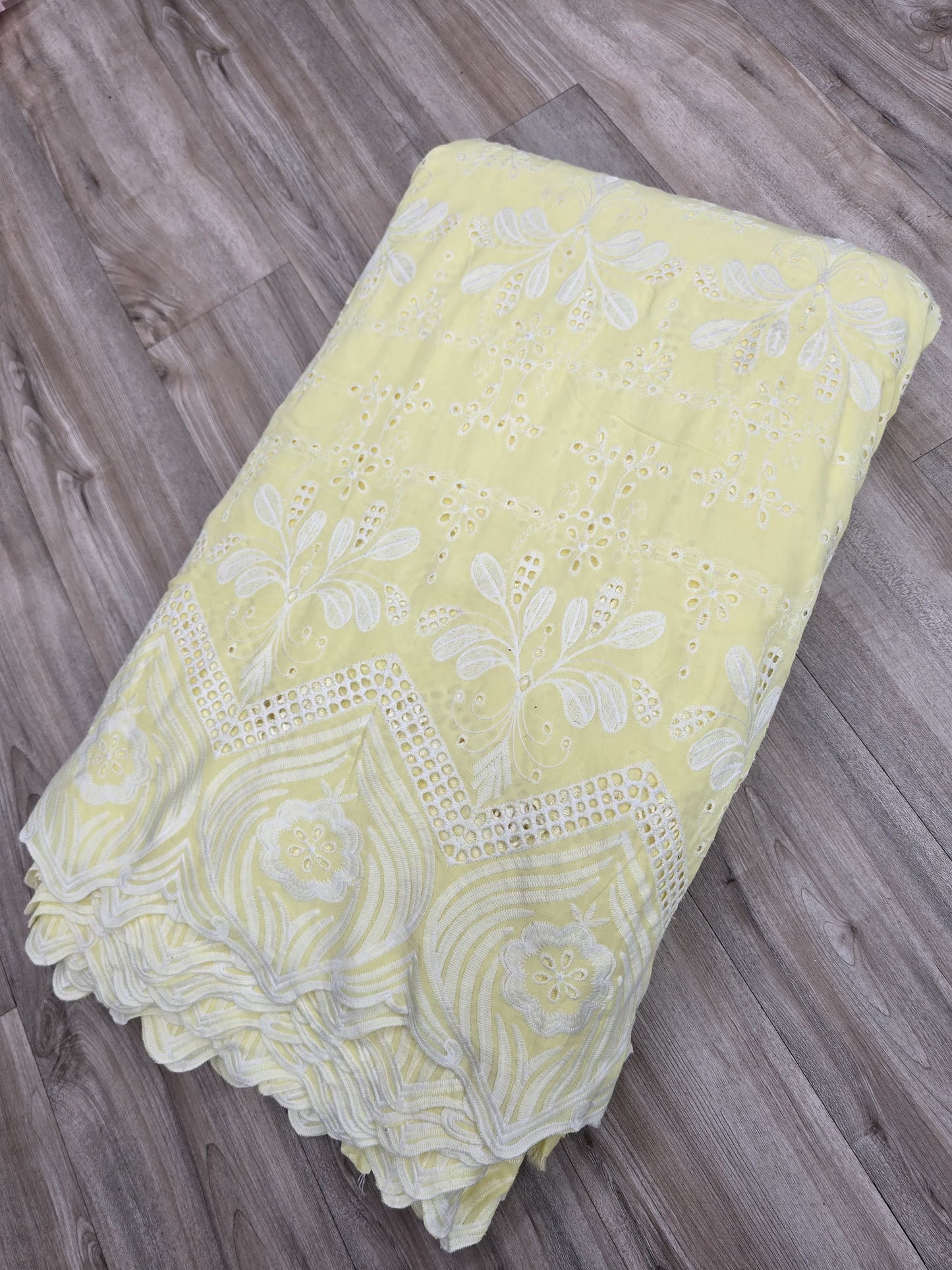 Embroidered Hakoba Cotton
