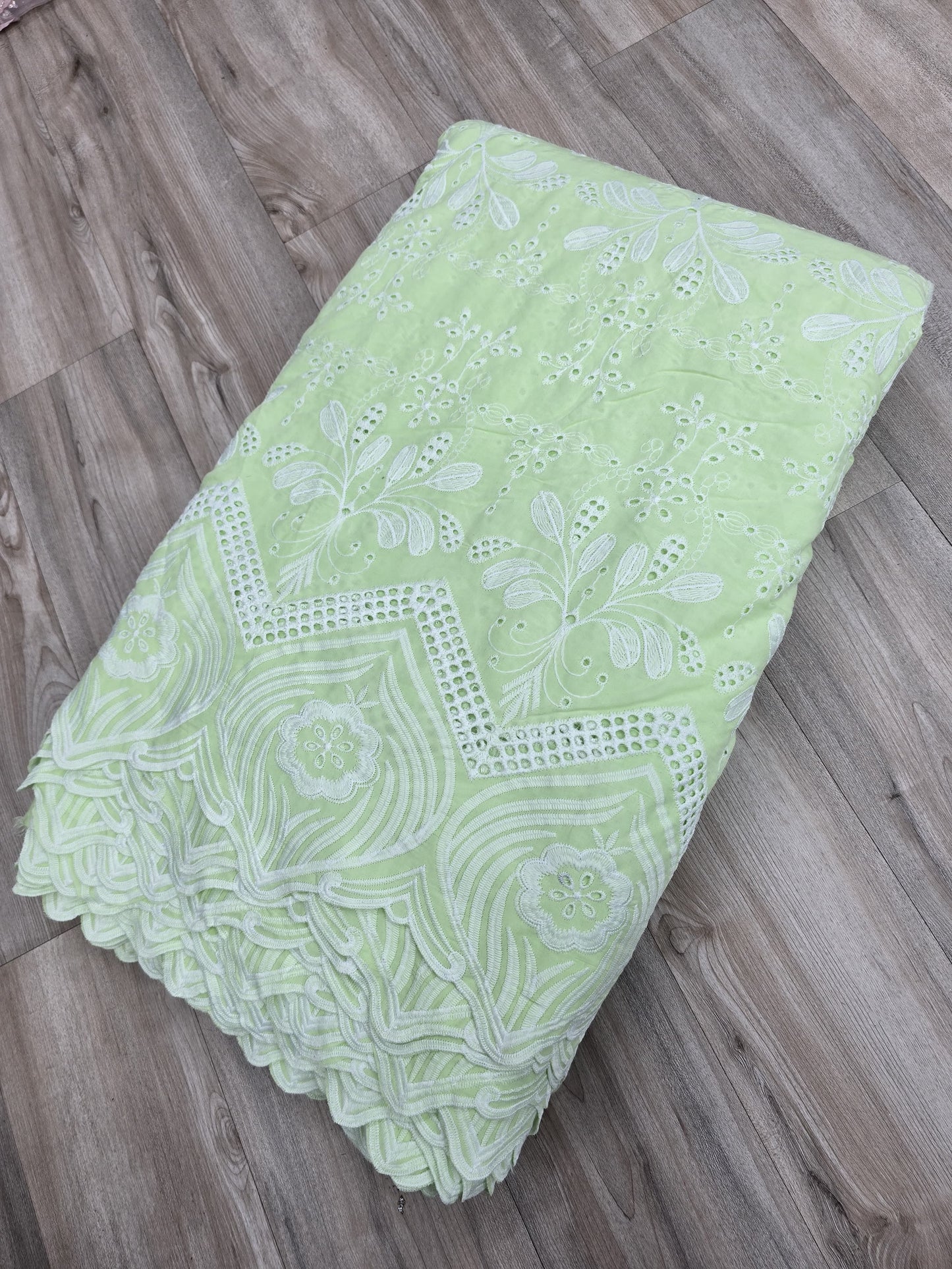 Embroidered Hakoba Cotton