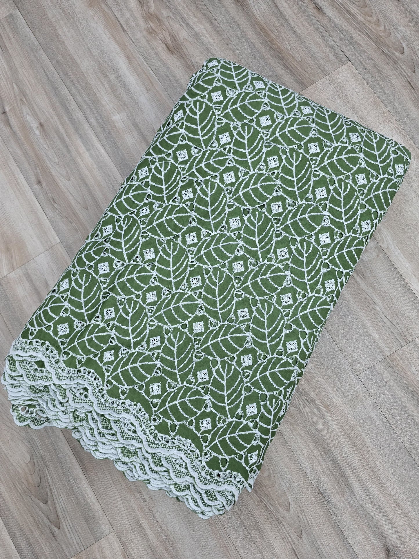 Embroidered Hakoba Cotton